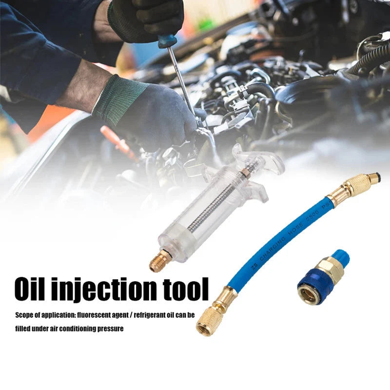 CoolFlow – Professional AC Oil Dye Injector Kit