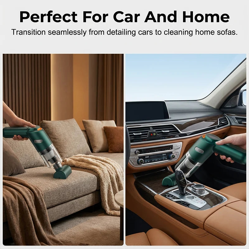CleanVanta – 10000Pa Cordless Car Vacuum Cleaner