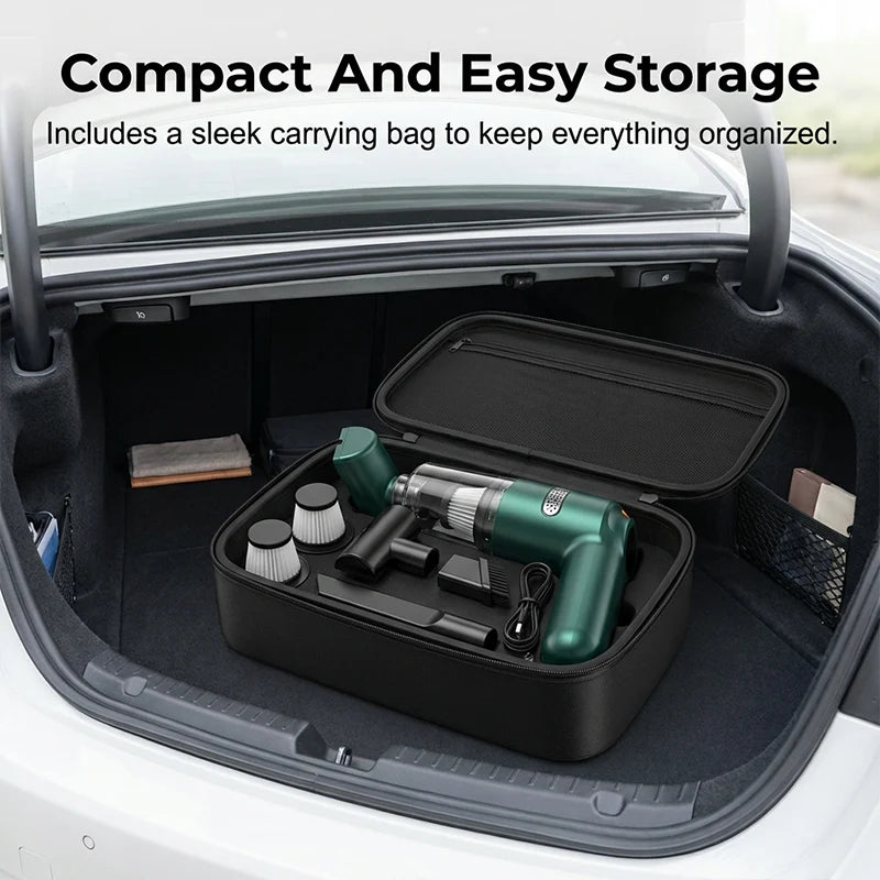 CleanVanta – 10000Pa Cordless Car Vacuum Cleaner