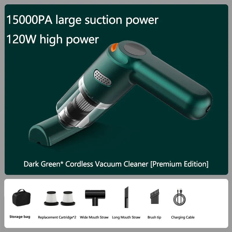 CleanVanta – 10000Pa Cordless Car Vacuum Cleaner