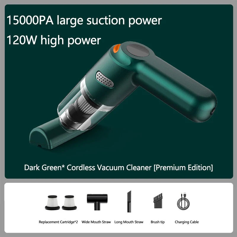 CleanVanta – 10000Pa Cordless Car Vacuum Cleaner