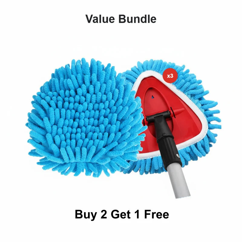 MopEase – High-Absorption Chenille Floor Cleaning Pad