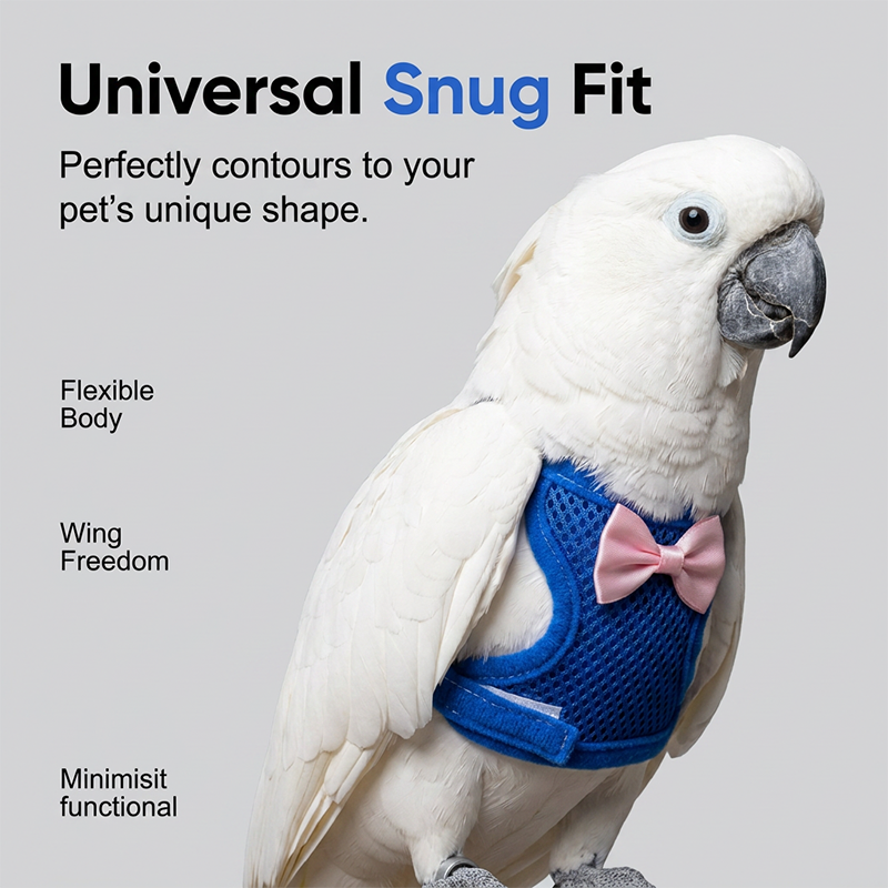 SkyWing – Parrot Flight Harness with Leash