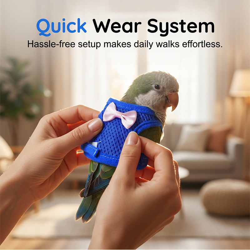 SkyWing – Parrot Flight Harness with Leash