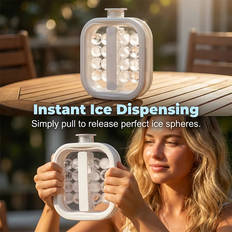 ChillSphere – Portable Silicone Ice Ball Maker Kettle
