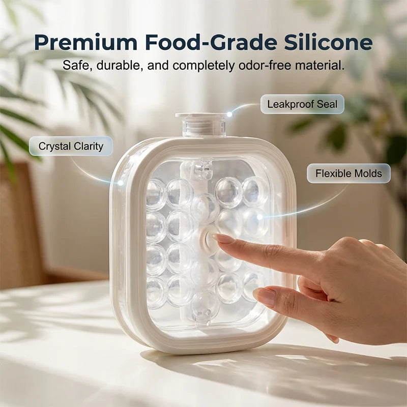 ChillSphere – Portable Silicone Ice Ball Maker Kettle