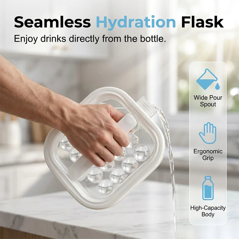 ChillSphere – Portable Silicone Ice Ball Maker Kettle