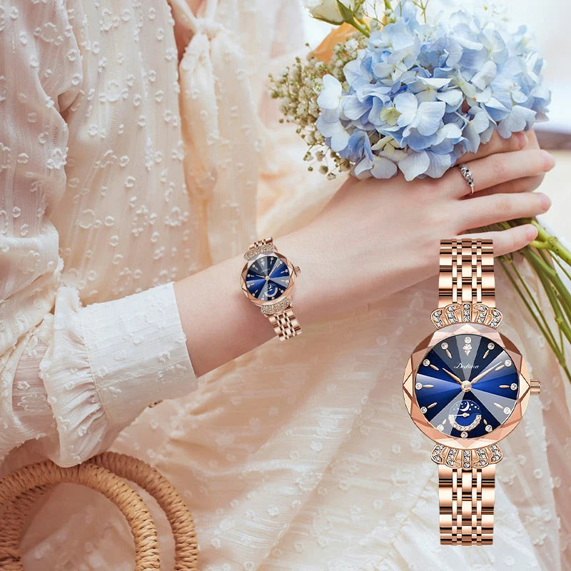 Celestia – Sparkling Star & Moon Women's Watch