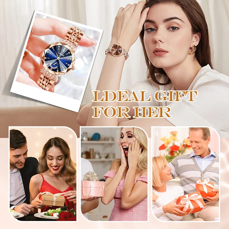Celestia – Sparkling Star & Moon Women's Watch