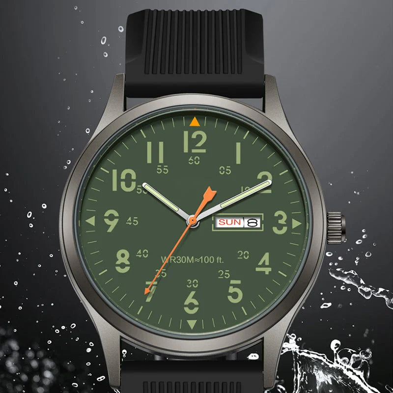 ChronoLuxe – Men’s Luminous Quartz Watch