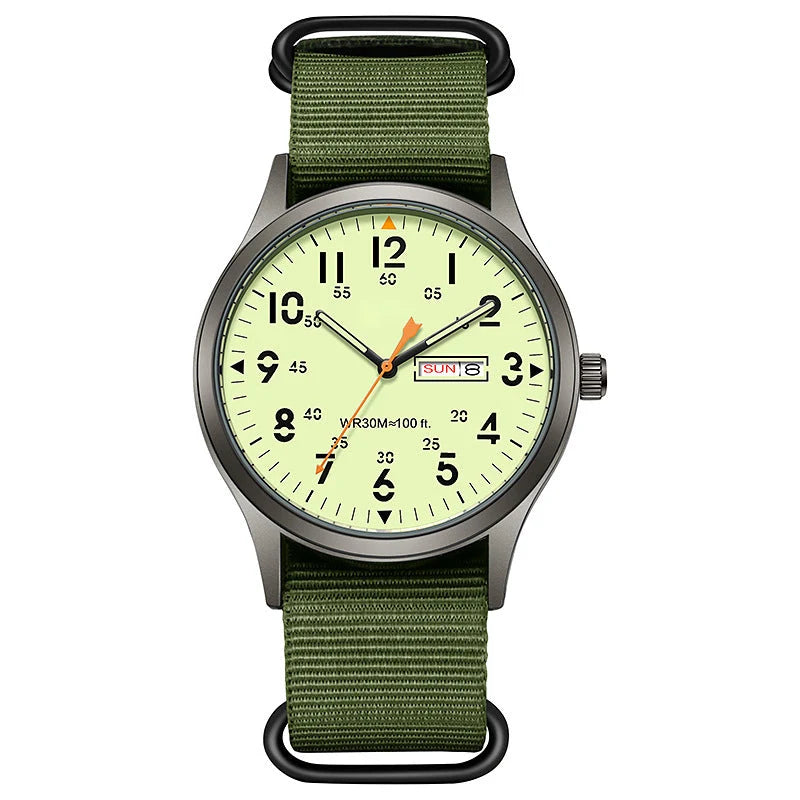 ChronoLuxe – Men’s Luminous Quartz Watch
