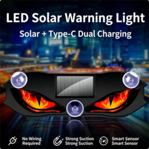 PhantomGlow – Solar Anti-Theft LED Warning Light