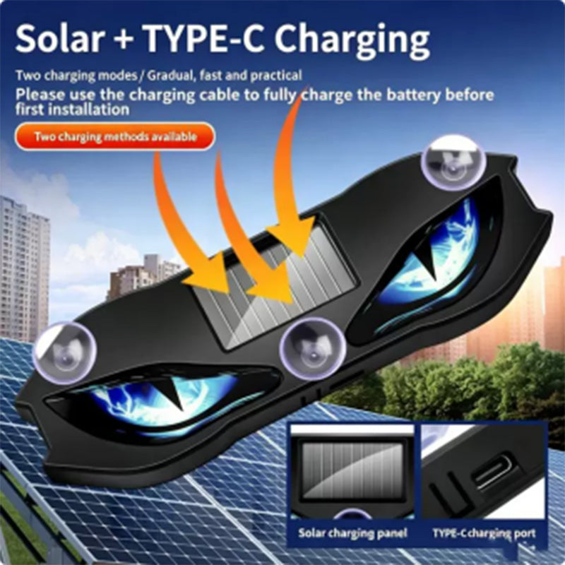 PhantomGlow – Solar Anti-Theft LED Warning Light