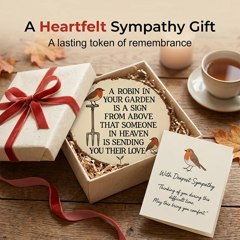 RobinRemembrance – Heartfelt Garden Memorial Plaque
