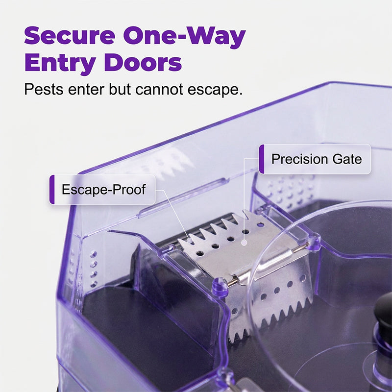TrapEase – Automatic Reusable Roach Catcher
