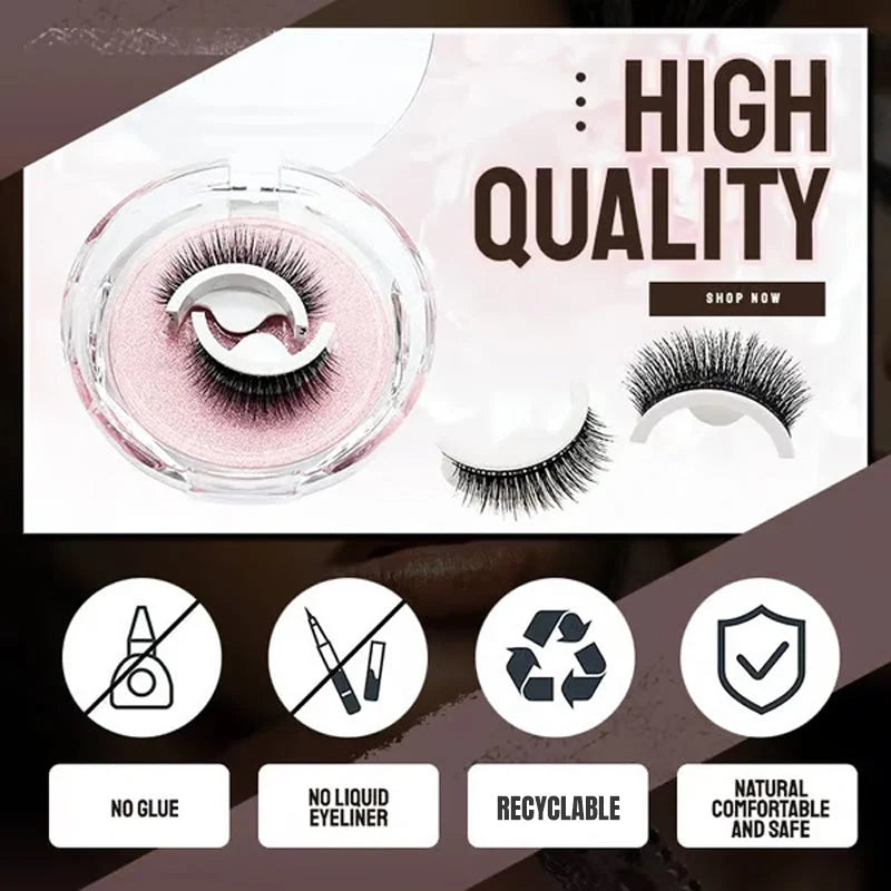 GlamLash – Natural Look Reusable Self-Adhesive Lashes