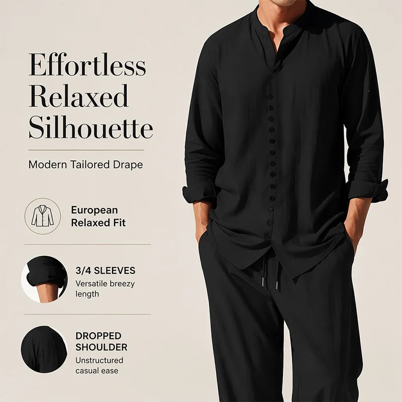 BreezeStyle – Men’s Minimalist Warm-Weather Outfit