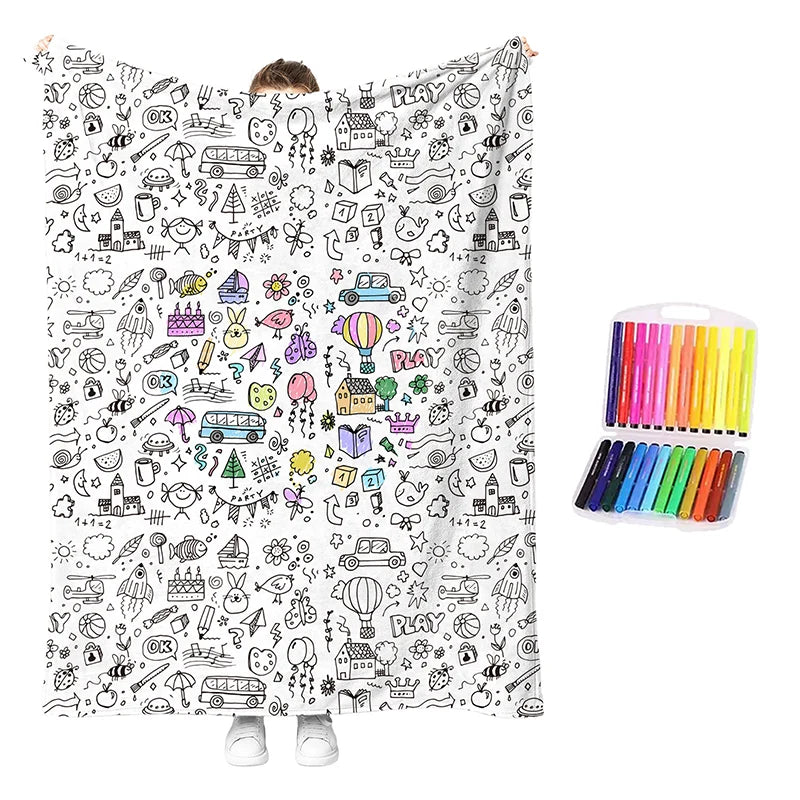 DreamDoodle – Creative DIY Colouring Blanket Set