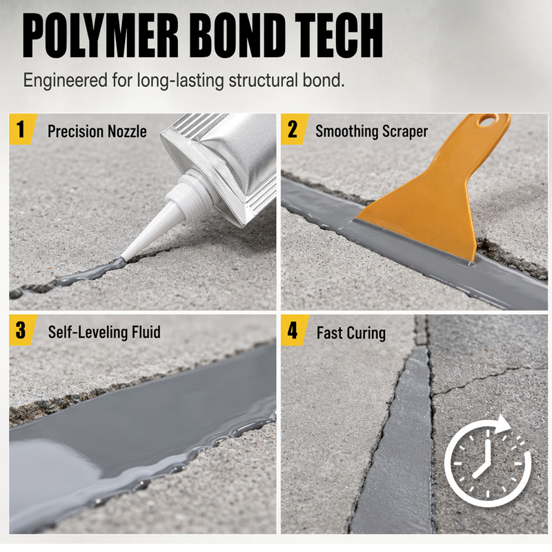 CrackGuard – Durable Concrete Repair & Sealant