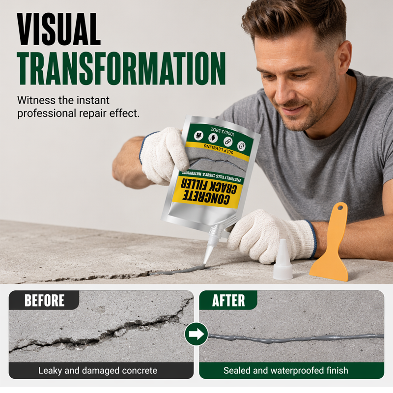 CrackGuard – Durable Concrete Repair & Sealant
