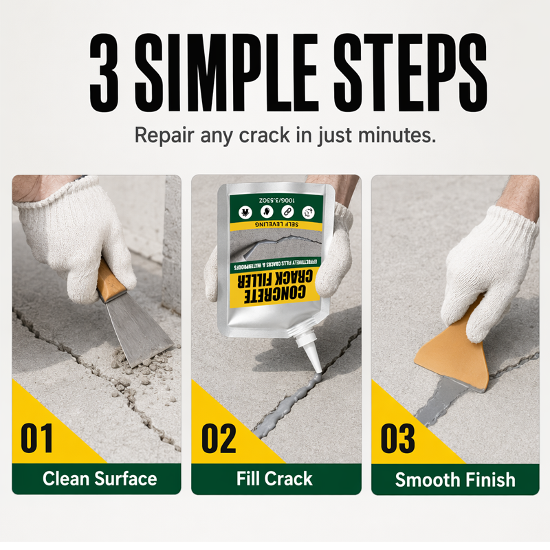 CrackGuard – Durable Concrete Repair & Sealant
