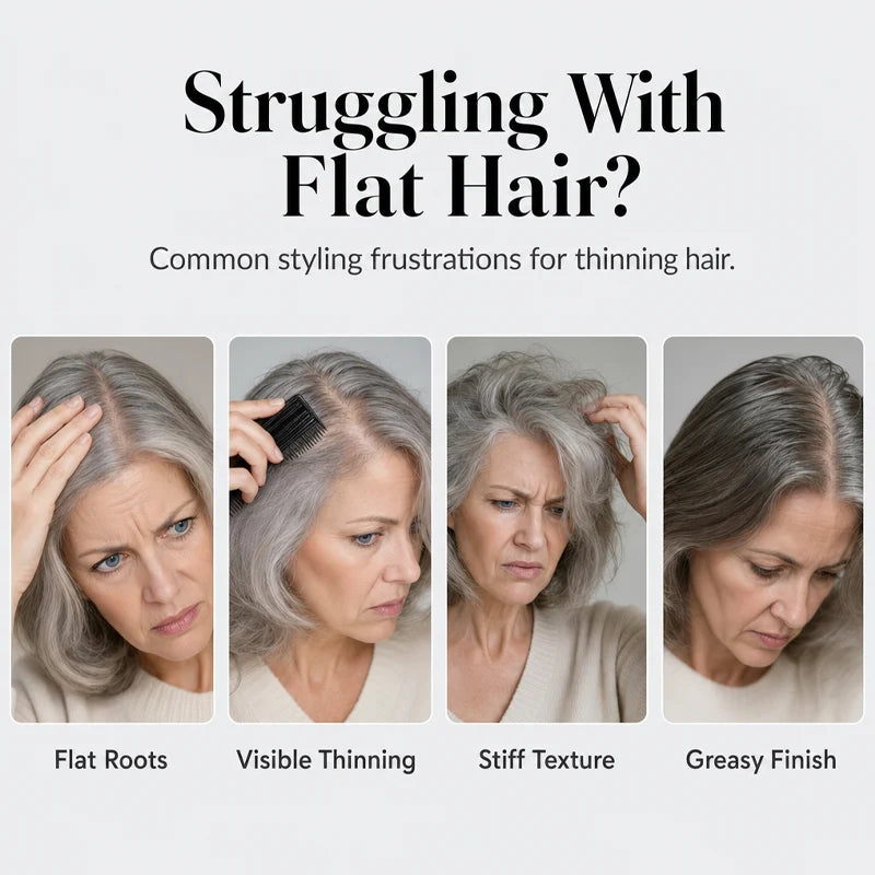 VolumeGlow – Fuller-Looking Hair Styling Spray