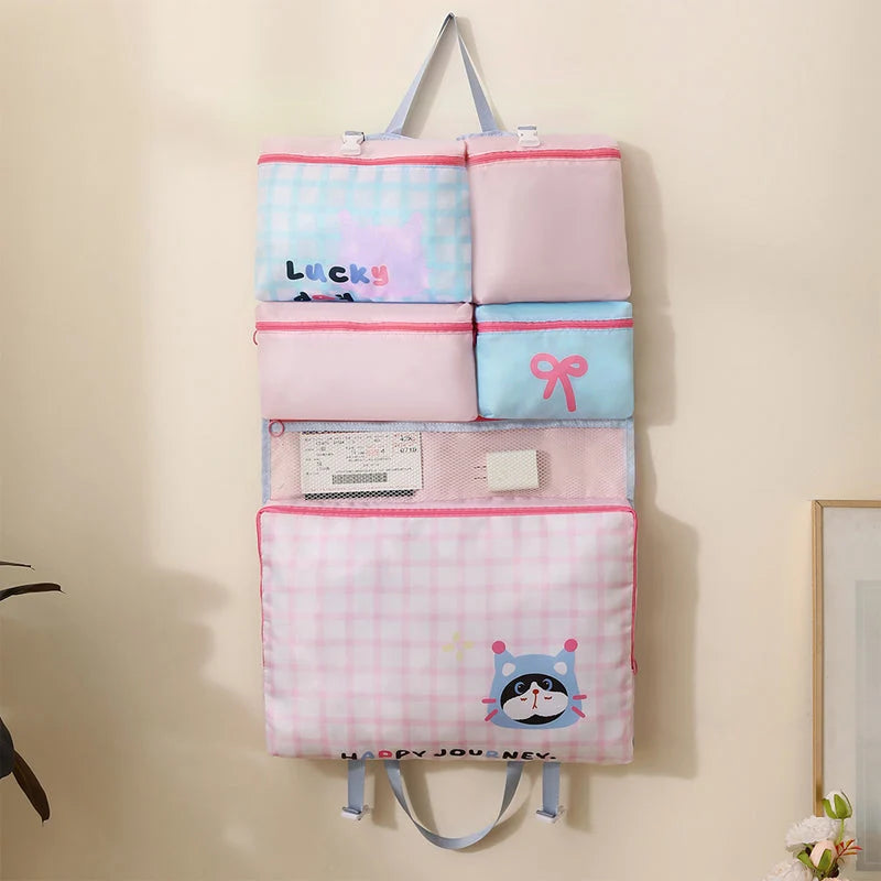 TravelNest – 7-in-1 Foldable Hanging Travel Organizer