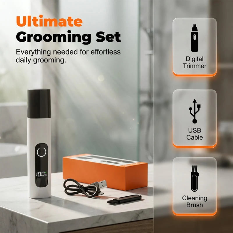 TrimEase – Precision Rechargeable Nose Hair Trimmer