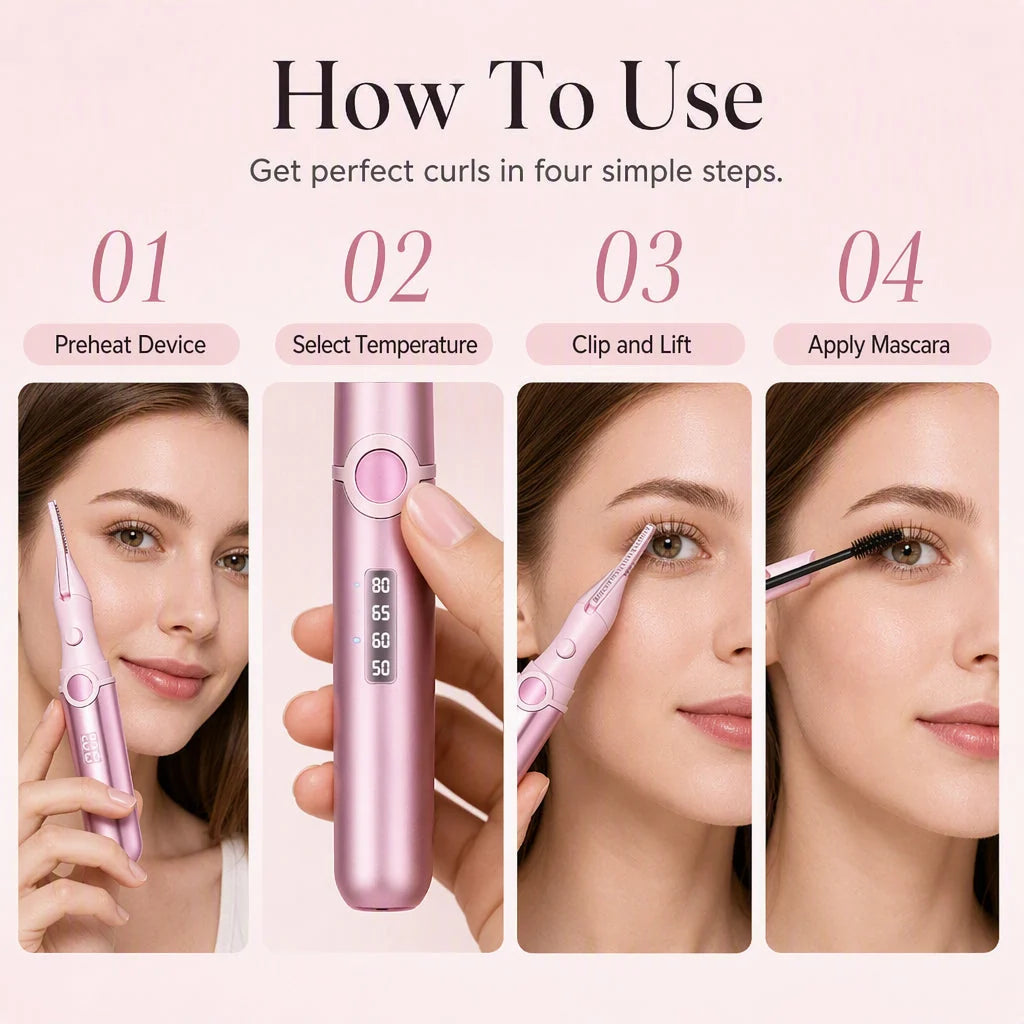 LashLuxe – Rechargeable Heated Eyelash Curler