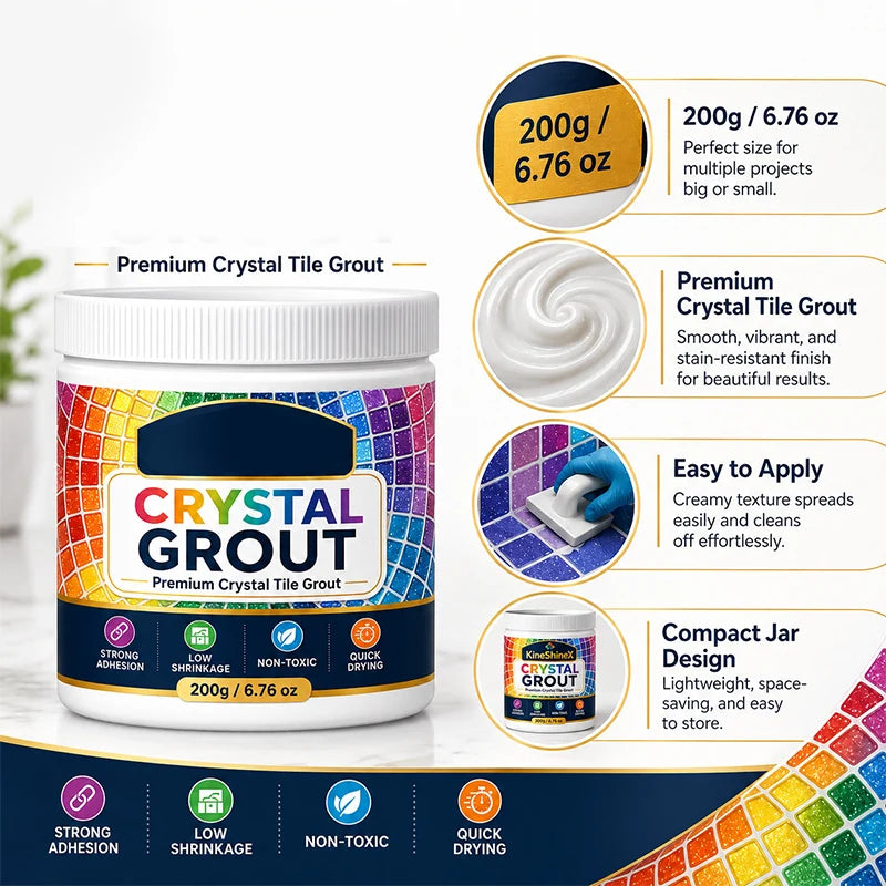 SealPro – High-Strength Waterproof Crystal Tile Grout