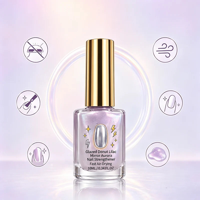 NailGlow – Lilac High-Shine Nail Strengthener
