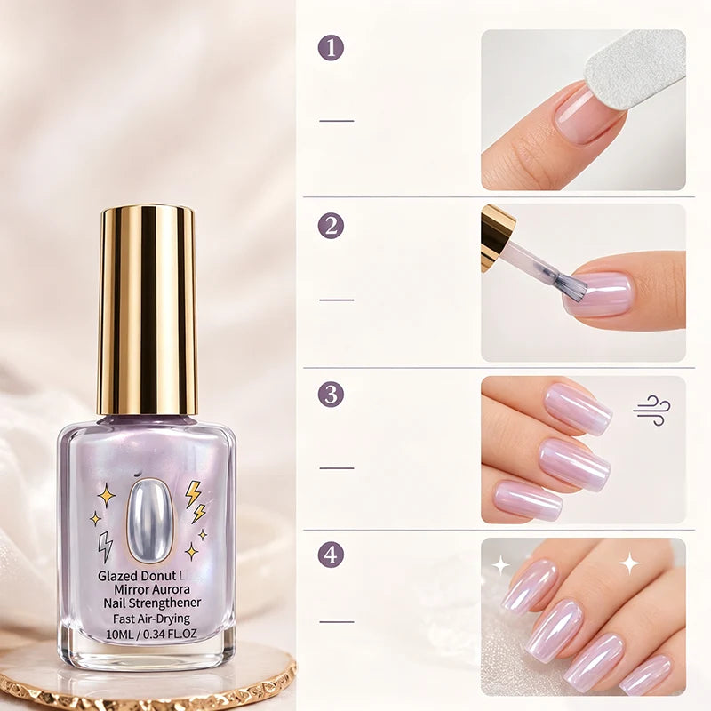NailGlow – Lilac High-Shine Nail Strengthener