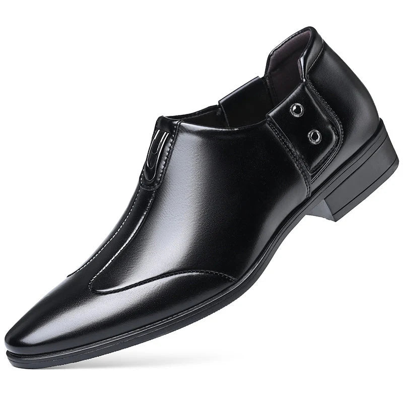 StrideLux – Pointed Toe Slip-On Loafers