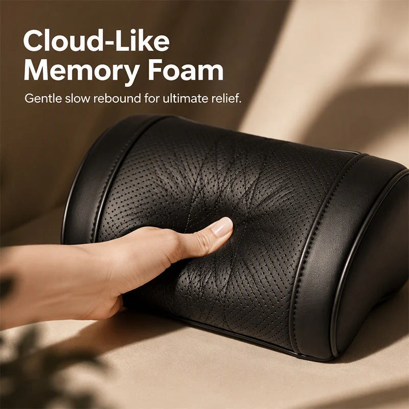 ComfortNest – Ergonomic Memory Foam Car Neck Pillow