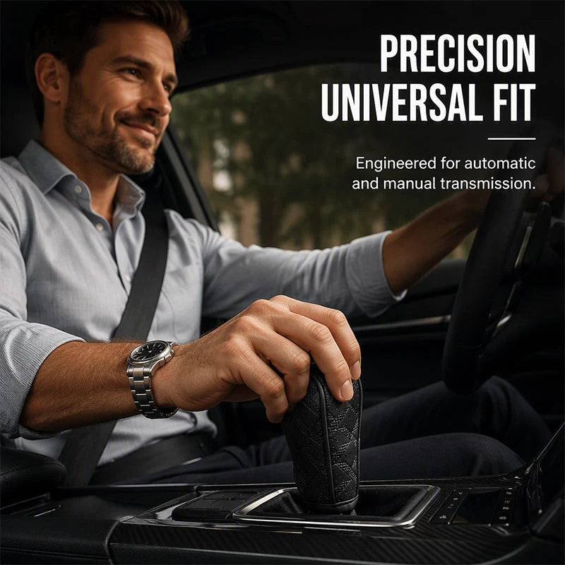 DriveComfort – Premium Perforated Gear Shift Cover