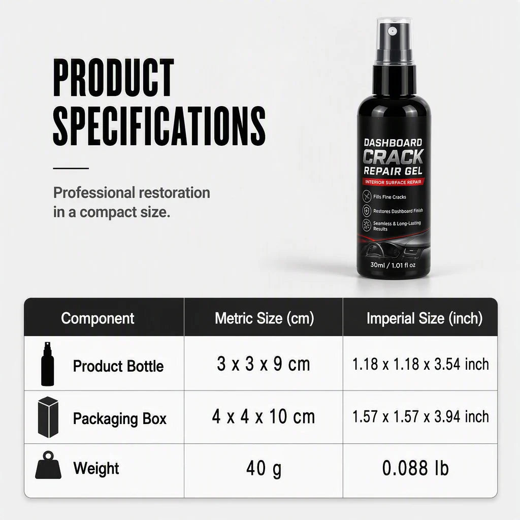DashRenew – Professional Dashboard Crack Repair Gel