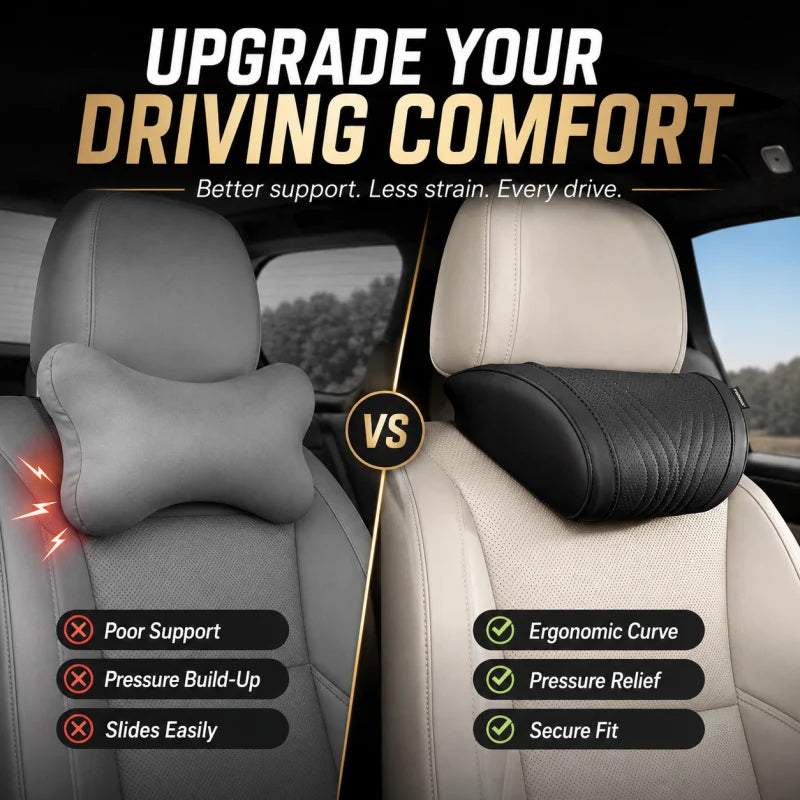 RoadLuxe – Luxury Breathable Car Neck Support Cushion