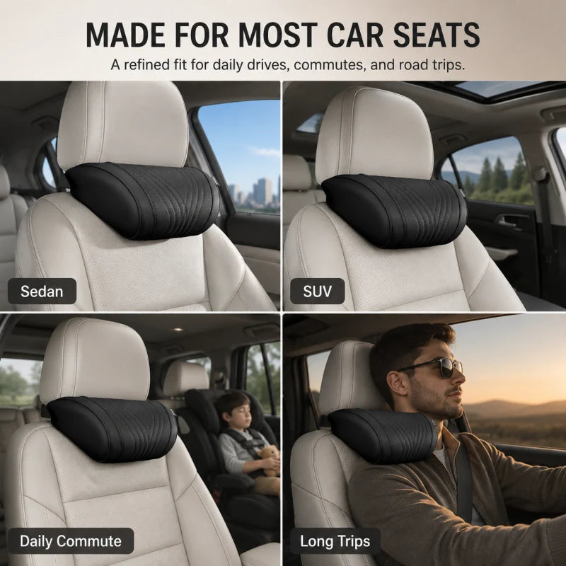 RoadLuxe – Luxury Breathable Car Neck Support Cushion