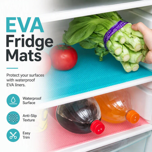 FreshLiner – Reusable Waterproof Non-Slip Fridge Shelf Mates