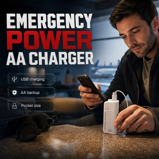 PowerPulse – Portable AA Battery Emergency Phone Charger