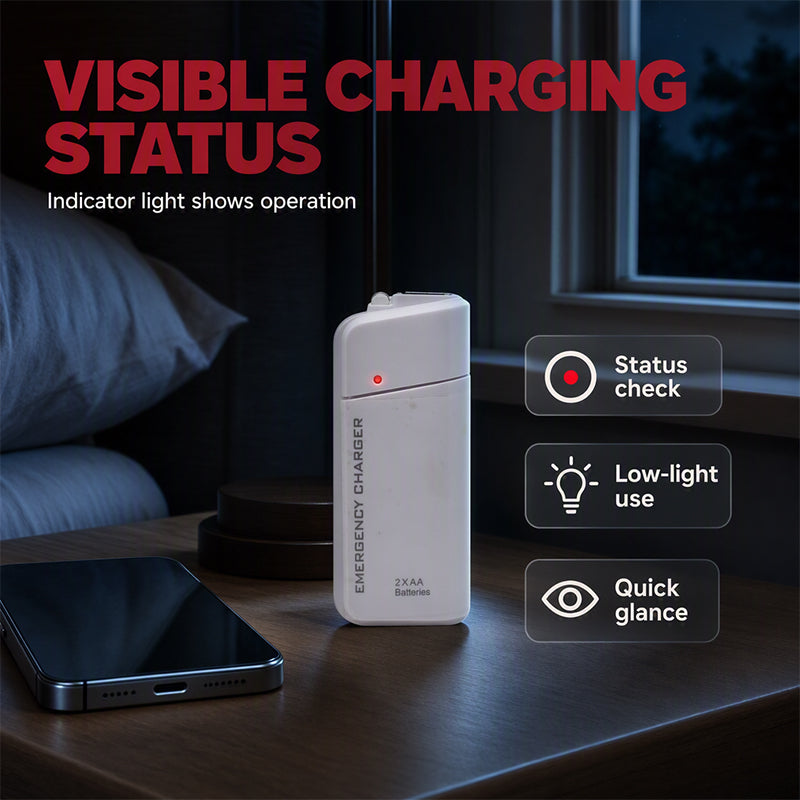 PowerPulse – Portable AA Battery Emergency Phone Charger