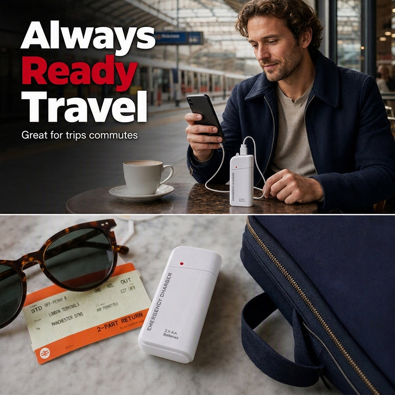PowerPulse – Portable AA Battery Emergency Phone Charger