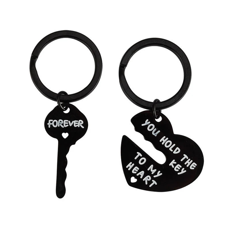 LoveLock – Romantic Interlocking Heart & Keychain Set