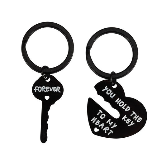 LoveLock – Romantic Interlocking Heart & Keychain Set