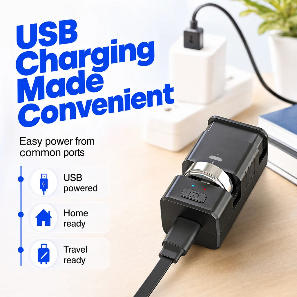 ChargePod – Mini USB-C Coin Cell Battery Charger