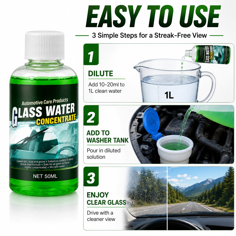 CrystalDrive – Automotive Windshield Washer Concentrate