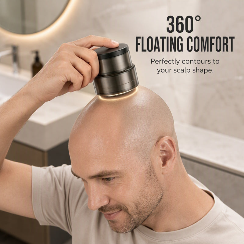 GroomFlex – 2-in-1 Electric Bald Head Shaver & Beard Trimmer