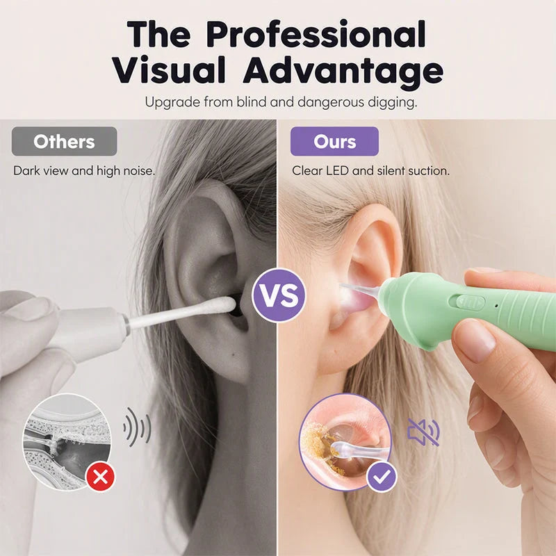 EarVelle – LED-Guided Gentle Suction Ear Cleaner