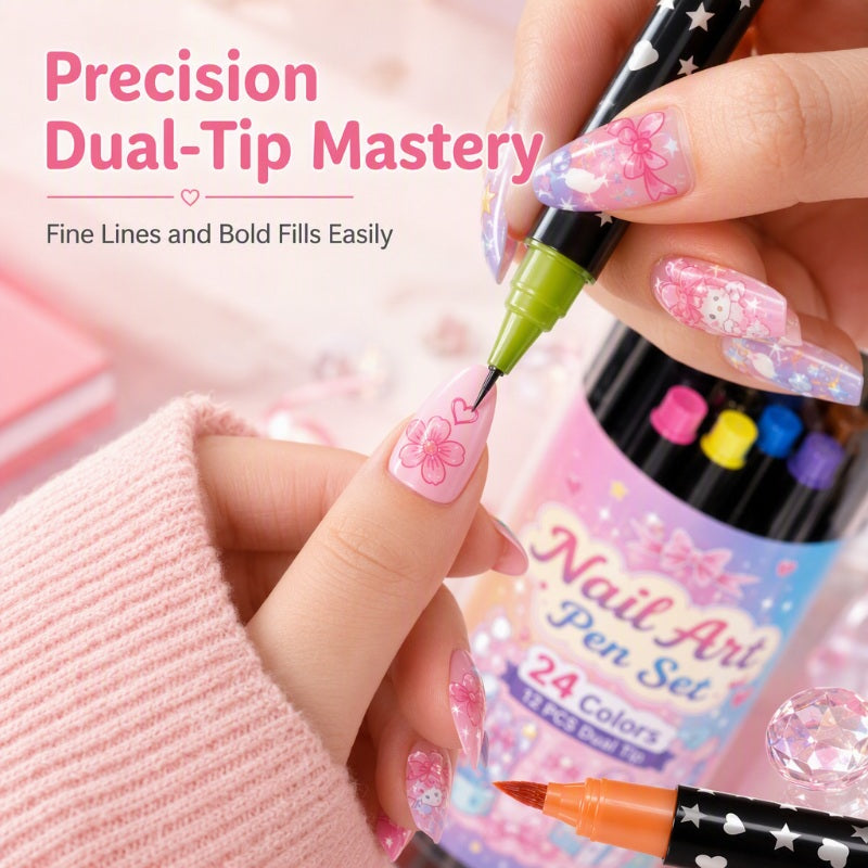ArtNails – Dual-Ended Creative Nail Art Pen Set