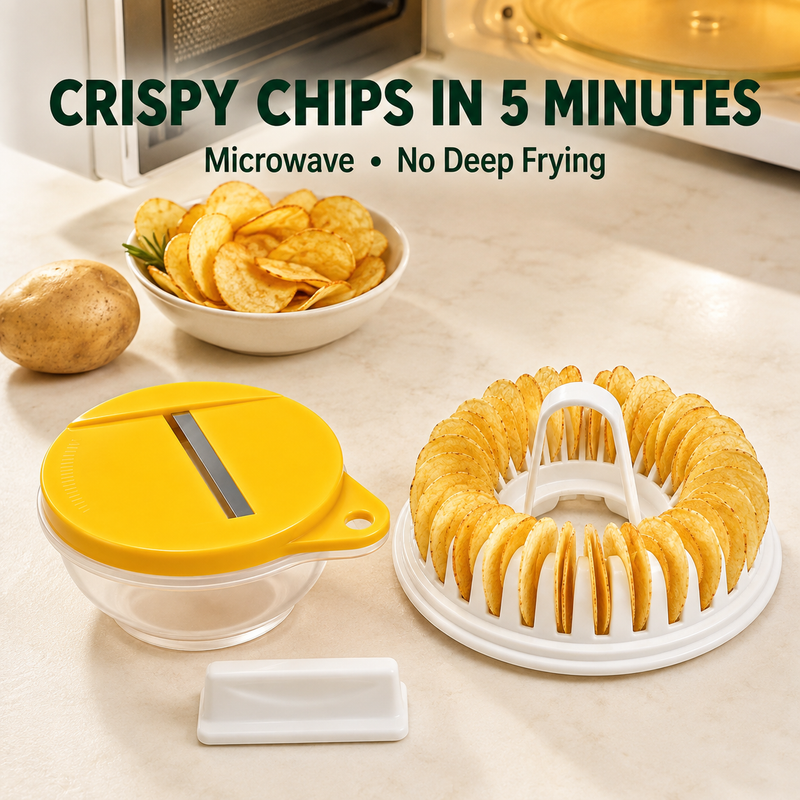 CrispChef – DIY Microwave Veggie Chip Maker